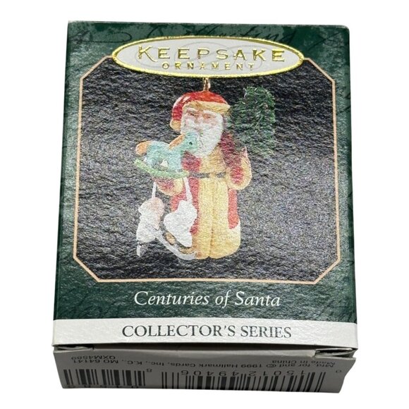 Hallmark Keepsake Ornament 1999 Centuries Of Santa Collectors Series Miniature - Picture 1 of 7